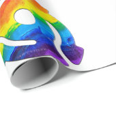 Papier Cadeau Vibran de l'adaptateur d'enregistrement SlipperyJo (Coin rond)