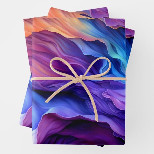 Papier Cadeau Vibrant (En situation)