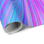 Papier Cadeau Vibrant Color Aesthetic Pattern (Coin rond)