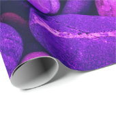 Papier Cadeau Vibrant Gradient Stones Photography (Coin rond)