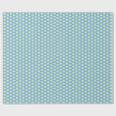 Papier Cadeau Vibrant Shell (Green and Blue) Wrapping Paper (Plat)