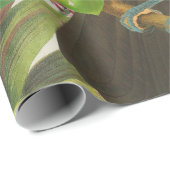 Papier Cadeau Vibrant Tropical Toucan Birds Art Exotic Jungle (Coin rond)