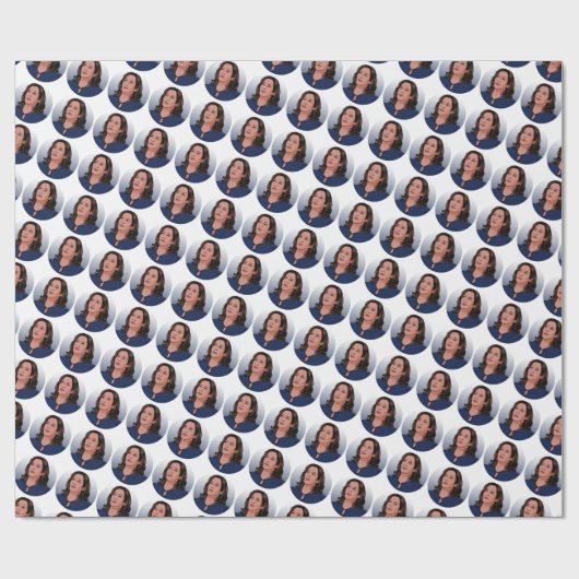 Papier Cadeau Vice-Président Kamala Harris (Plat)