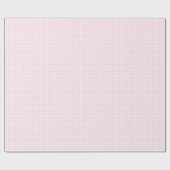 Papier Cadeau Vichy Rose (Plat)