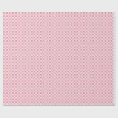 Papier Cadeau Vichy rose petit damier (Plat)