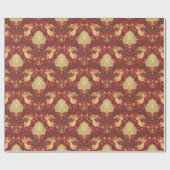 Papier Cadeau Victorian Nativity Angels Christmas Wrapping Paper (Plat)