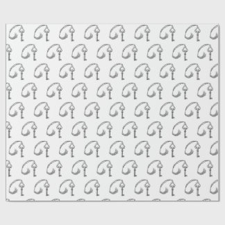 Papier Cadeau Victorian Victrola Key