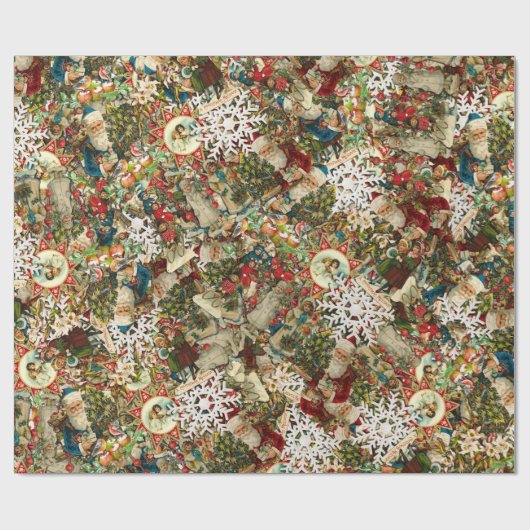 Papier Cadeau Victorien Christmas Medley (Plat)