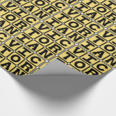 Papier Cadeau victorien, style architectural (Coin)