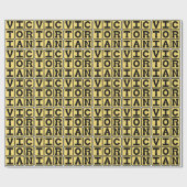 Papier Cadeau victorien, style architectural (Plat)