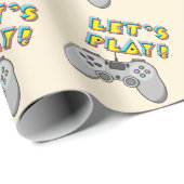 Papier Cadeau Video Games Day (Coin rond)