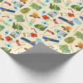 Papier Cadeau Vie du camping (Coin)