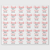 Papier Cadeau Vie familiale et amour (Plat)