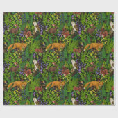 Papier Cadeau Vie forestière (Plat)