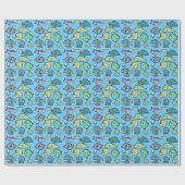 Papier Cadeau vie marine (Plat)