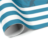 Papier Cadeau Vie marine (Coin rond)