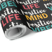 Papier Cadeau Vie positive (Coin rond)