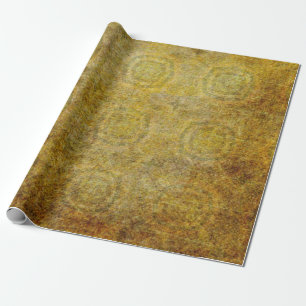 Papier Cadeau Vieille conception de papier. Ultrawide Grunge Col