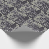 Papier Cadeau Vieille crèche og Jésus Christ (Coin)