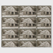 Papier Cadeau Vieille grange (Plat)