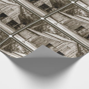 Papier Cadeau Vieille grange