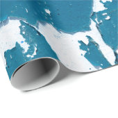 Papier Cadeau Vieille texture murale peinte comme grunge backgro (Coin rond)