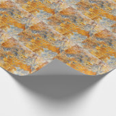 Papier Cadeau Vieille texture rouille, grunge arrière - plan mét (Coin)