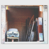 Papier Cadeau Vieille voiture (Plat)