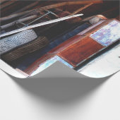 Papier Cadeau Vieille voiture (Coin)