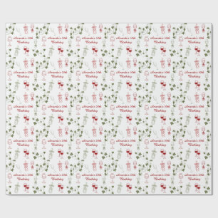 Papier Cadeau Vieillir comme un grand vin