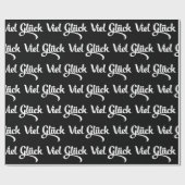 Papier Cadeau Viel Glück | Bonne chance Langue Allemande (Plat)
