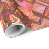 Papier Cadeau Vienne Tumbling Élégant Noël (Coin rond)