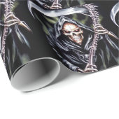 Papier Cadeau Vient ici sinistre (Coin rond)