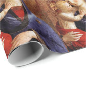 Papier Cadeau VIERGE AVEC Noël ENFANT (Coin rond)