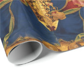 PAPIER CADEAU VIERGE ET ENFANT AVEC ANGELS (Coin rond)