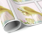 Papier Cadeau Vierge Marie (Coin rond)