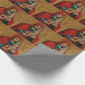 Papier Cadeau Vierge Marie et Jésus enfant par Jan Rombauer (Coin)