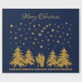 Papier Cadeau Vierge religieuse de Noël Marie, Saint Joseph, Jés (Plat)