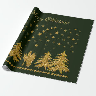 Papier Cadeau Vierge religieuse de Noël Marie, Saint Joseph, Jés