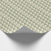 Papier Cadeau Vierge religieuse Marie Florale Élégante  (Coin)