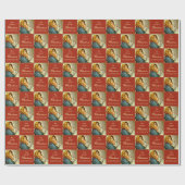 Papier Cadeau Vierge religieuse traditionnelle Marie & Jésus cat (Plat)