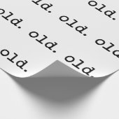 Papier Cadeau Vieux. (Coin)