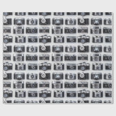 Papier Cadeau Vieux Caméra Collector Photographes Envelopper (Plat)