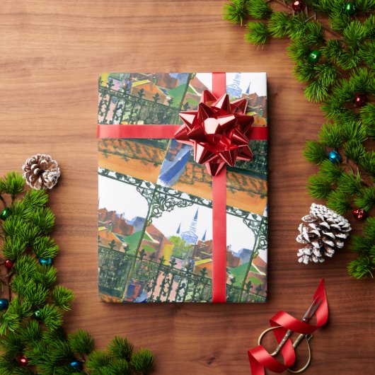 Papier Cadeau Vieux de la Nouvelle-Orléans, (Cadeau de vacances)