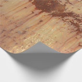 Papier Cadeau Vieux métal rouge (Coin)