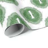 Papier Cadeau Vieux Motif (Coin rond)