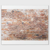 Papier Cadeau Vieux mur de briques (Plat)