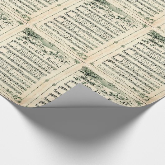 Papier Cadeau Vieux Noël (Coin)