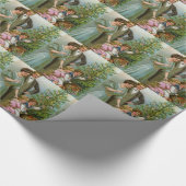 Papier Cadeau Vieux Noël de mode (Coin)