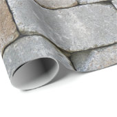 Papier Cadeau vieux papier d'emballage de mur de brique (Coin rond)